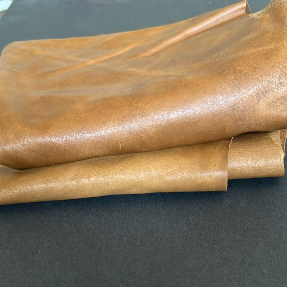 COPY - #17  - Leather remnants pieces perfect for crafting